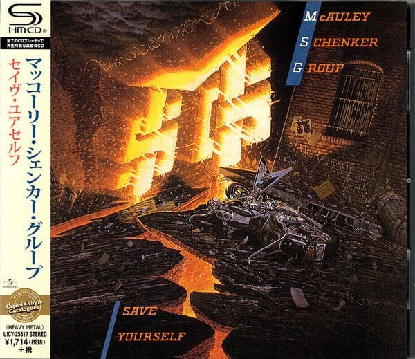 MCAULEY SCHENKER GROUP – SAVE YOURSELF (1989) - CD MADE IN JAPAN REISSUE JEWEL CASE AMBALAJINDA SIFIR