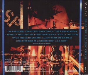 W.A.S.P. (WASP) – INSIDE THE ELECTRIC CIRCUS (1986) - CD DIGIPACK AMBALAJINDA SIFIR