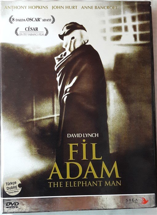 FİL ADAM - THE ELEPHANT MAN - ANTHONY HOPKINS - JOHN HURT - DAVID LYNCH - DVD 2.EL