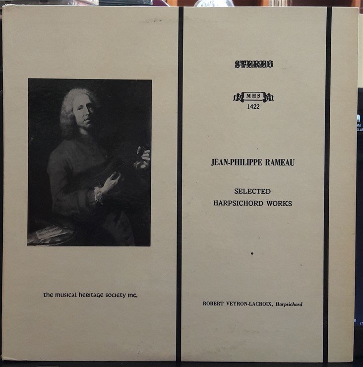 RAMEAU: SELECTED HARPSICHORD WORKS, ROBERT VEYRON-LACROIX - PLAK 2.EL