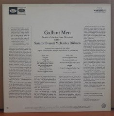 GALLANT MEN STORIES OF THE AMERICAN ADVENTURE TOLD BY SENATOR EVERETT McKINLEY DIRKSEN - LP 2.EL PLAK
