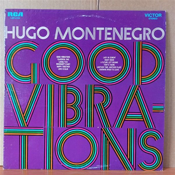 HUGO MONTENEGRO – GOOD VIBRATIONS (1969) - LP 2.EL PLAK