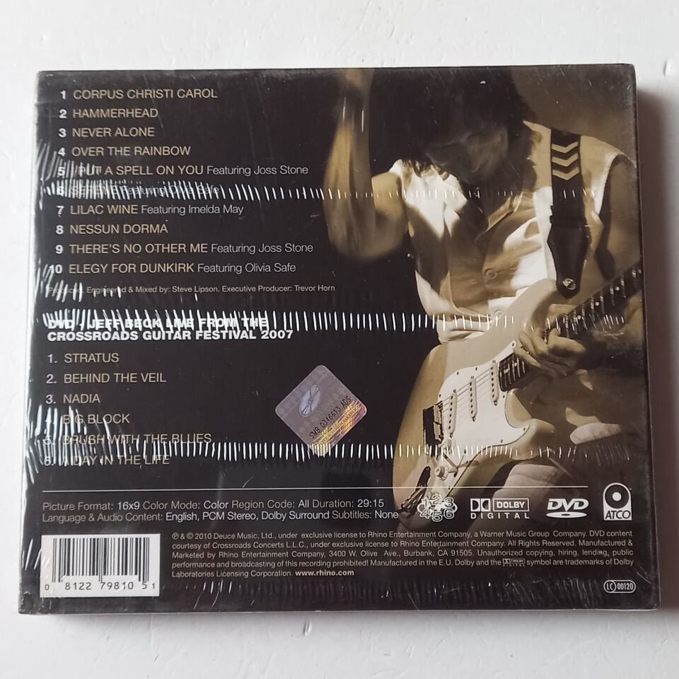 JEFF BECK – EMOTION & COMMOTION (2010) - CD + DVD AMBALAJINDA SIFIR