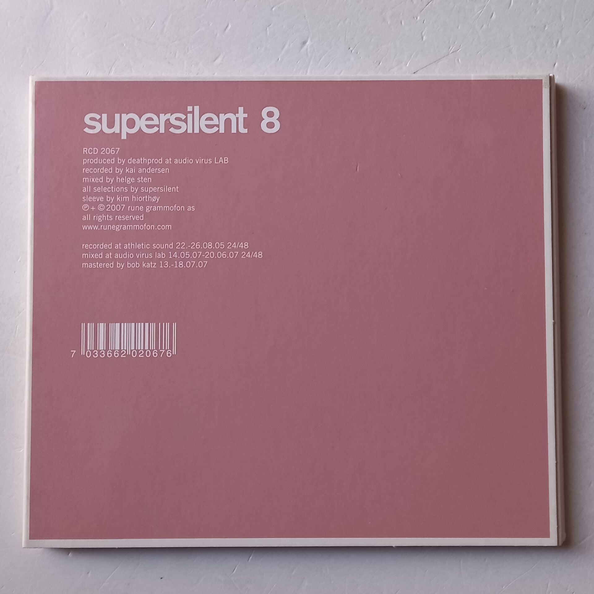 SUPERSILENT – 8 (2007) - CD DIGIPAK 2.EL
