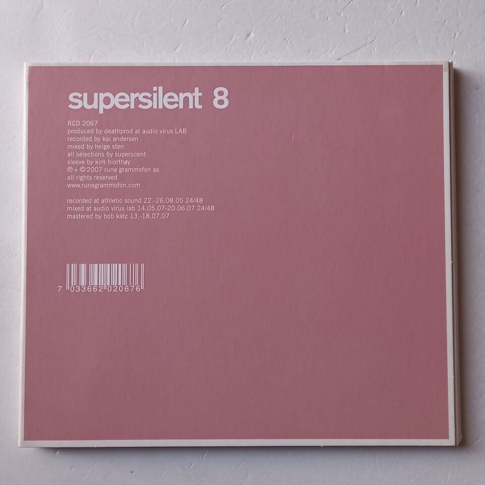 SUPERSILENT – 8 (2007) - CD DIGIPAK 2.EL