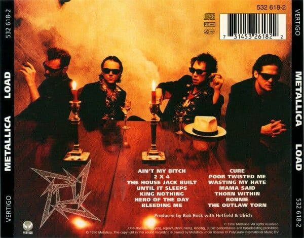 METALLICA – LOAD (1996) - CD REISSUE AMBALAJINDA SIFIR