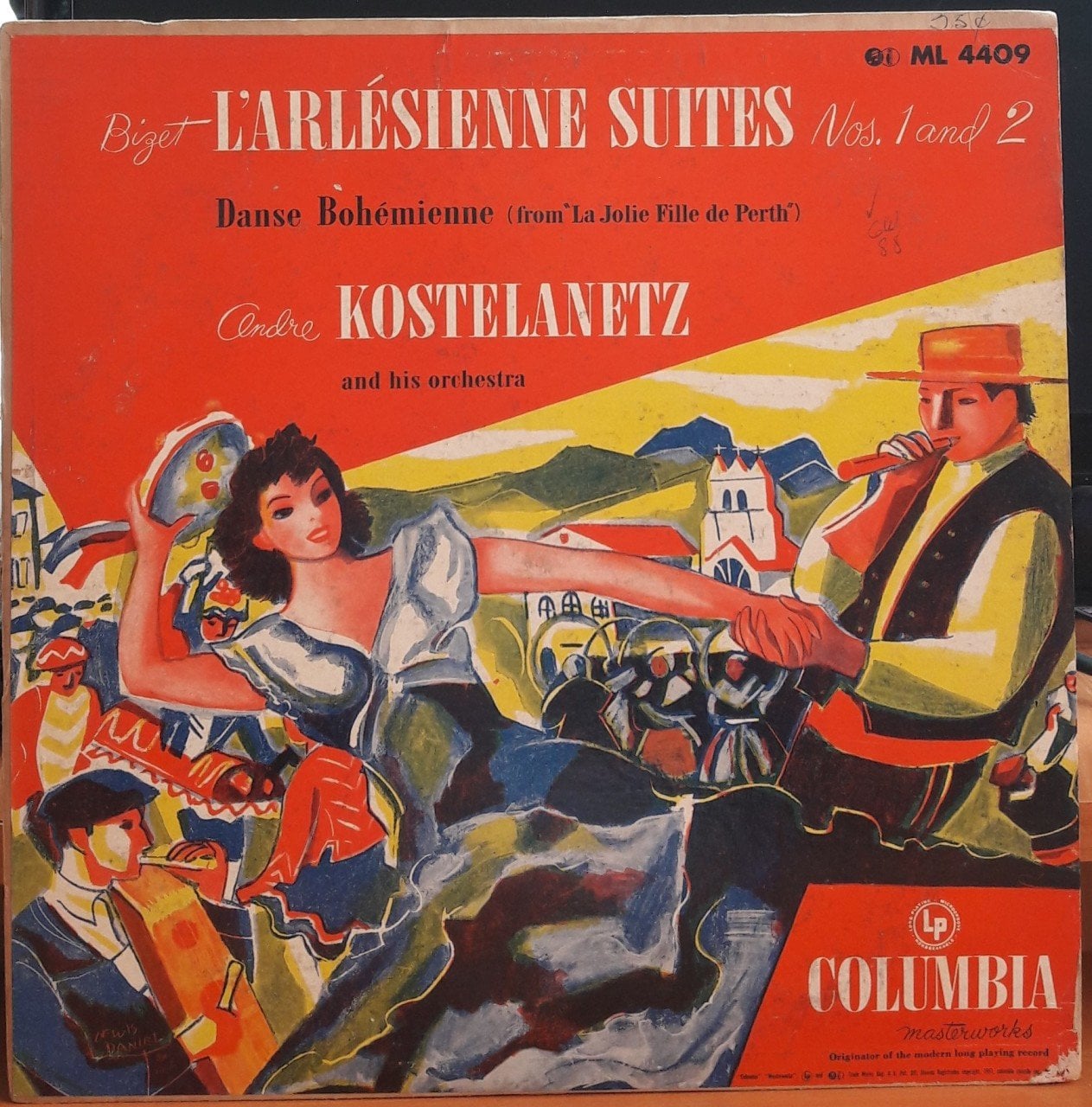 ANDRE KOSTELANETZ - BIZET: L'ARLESIENNE SUITES - PLAK 2.EL