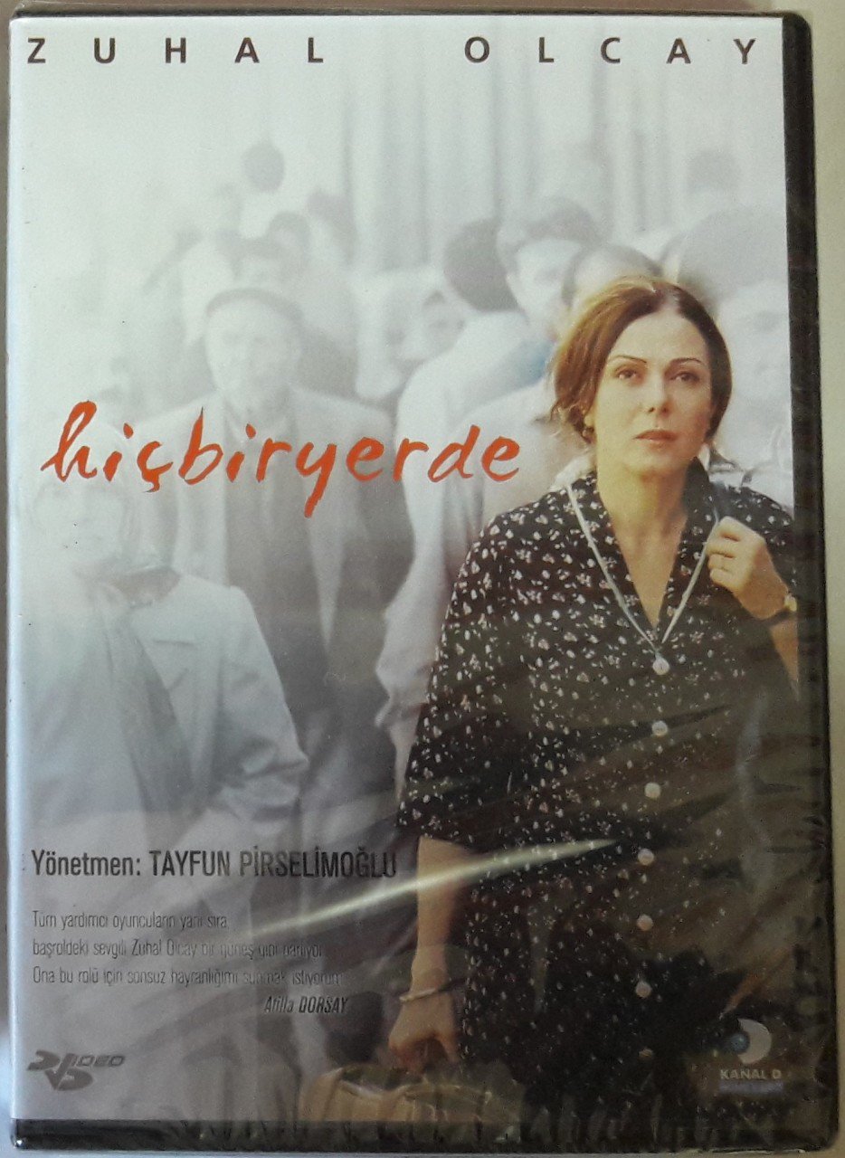 HİÇBİRYERDE - ZUHAL OLCAY - RUHİ SARI - CEZMİ BASKIN - TAYFUN PİRSELİMOĞLU - DVD SIFIR