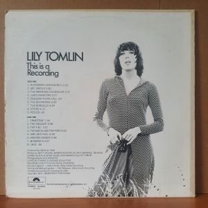LILY TOMLIN - THIS IS A RECORDING (1971) - LP 2.EL PLAK
