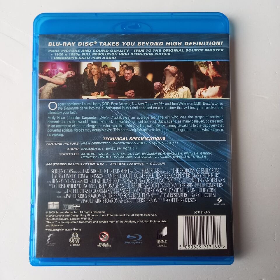 THE EXORCISM OF EMILY ROSE - LAURA LINNEY - TOM WILKINSON - BLU-RAY 2.EL