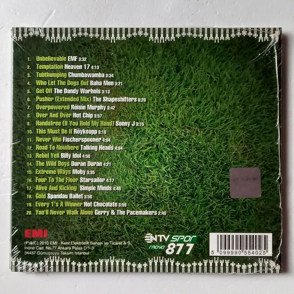 VIVA FOOTBALL - BILLY IDOL, TALKING HEADS, MOBY, DURAN DURAN, RÖYKSOPP - CD AMBALAJINDA SIFIR