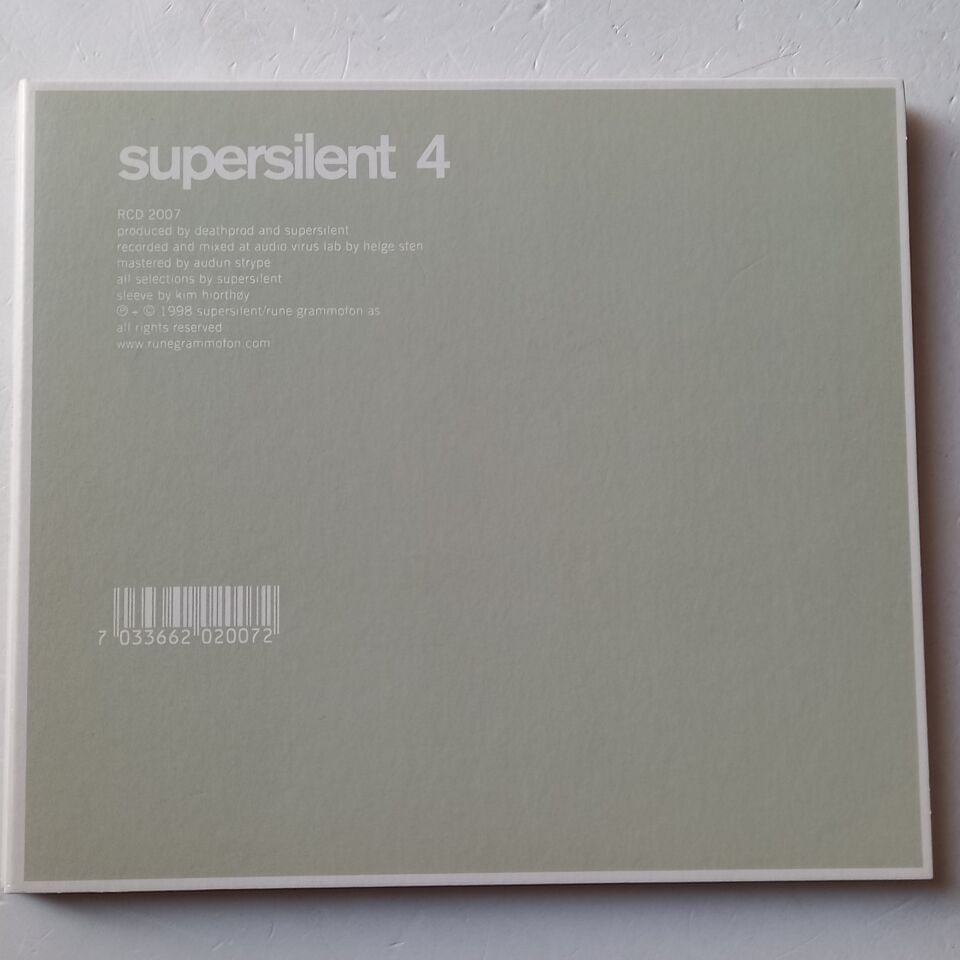 SUPERSILENT – 4 (1998) - CD 2002 REISSUE DIGIPAK 2.EL