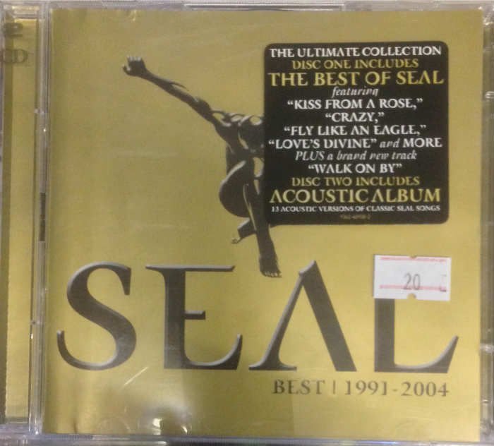SEAL - BEST OF 1991-2004 - 2CD KISS FROM A ROSE CRAZY KILLER 2.EL