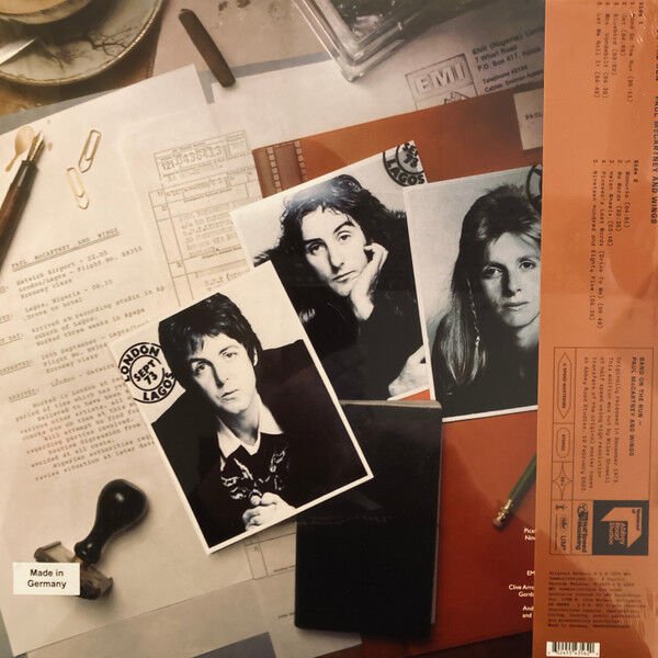 PAUL MCCARTNEY & WINGS - BAND ON THE RUN (1973) - LP 2024 HALF SPEED MASTERING EDITION SIFIR PLAK