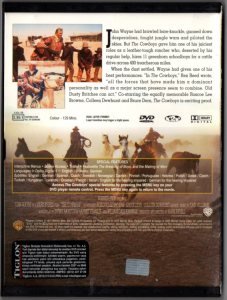 The COWBOYS - JOHN WAYNE - SNAPCASE DVD 2.EL
