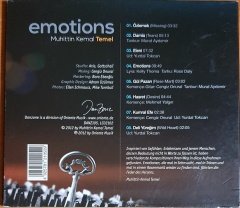 MUHİTTİN KEMAL TEMEL - EMOTIONS (2012) - CD ORIENTE MUSIK DIGIPACK 2.EL