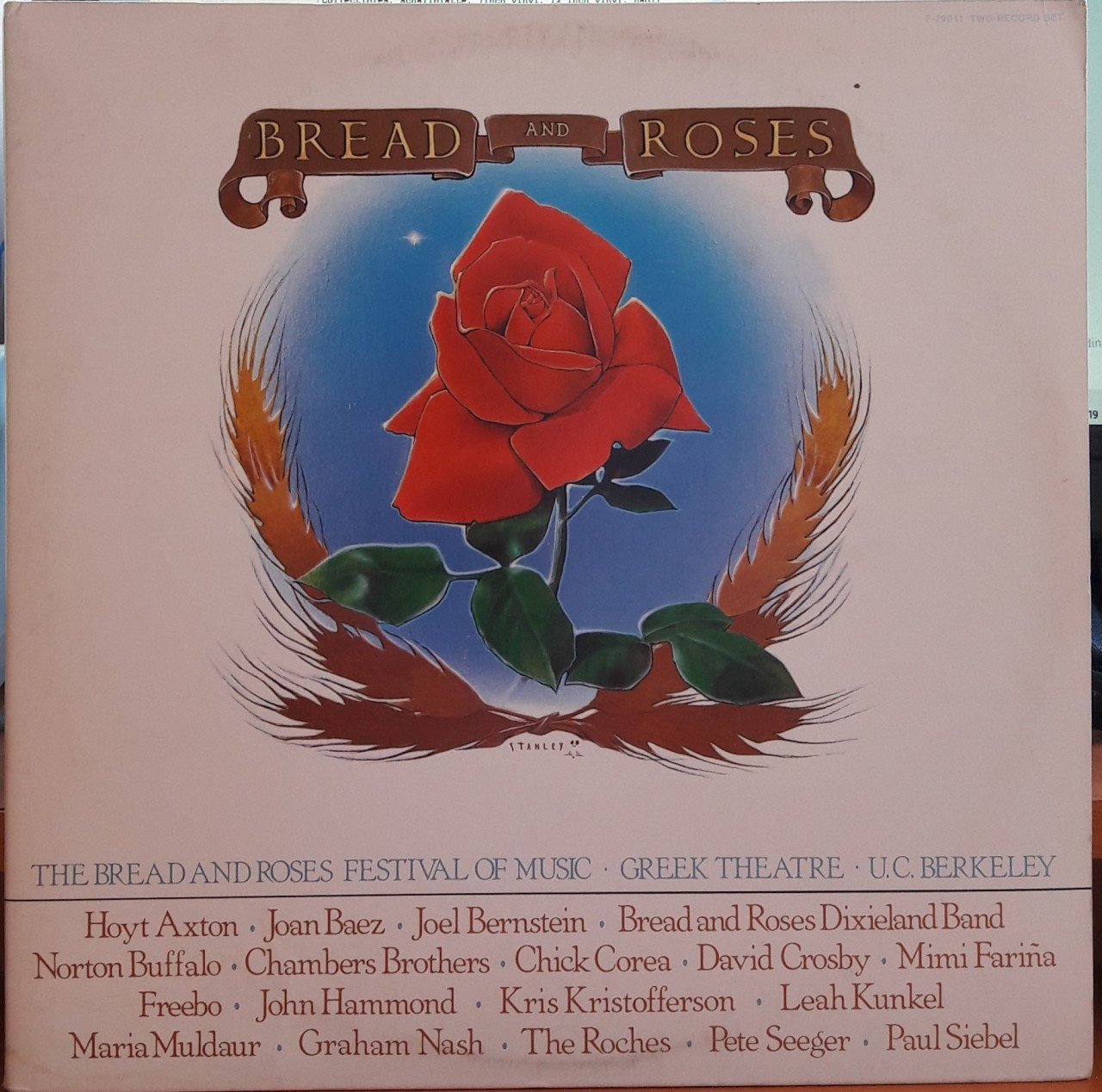 BREAD AND ROSES FESTIVAL OF MUSIC - JOAN BAEZ, CHICK COREA, DAVID CROSBY, PETE SEEGER,...(1980) - 2PLAK 2.EL