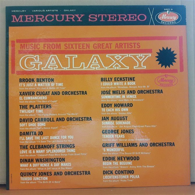 GALAXY MUSIC FROM SIXTEEN GREAT ARTISTS - LP 2.EL PLAK