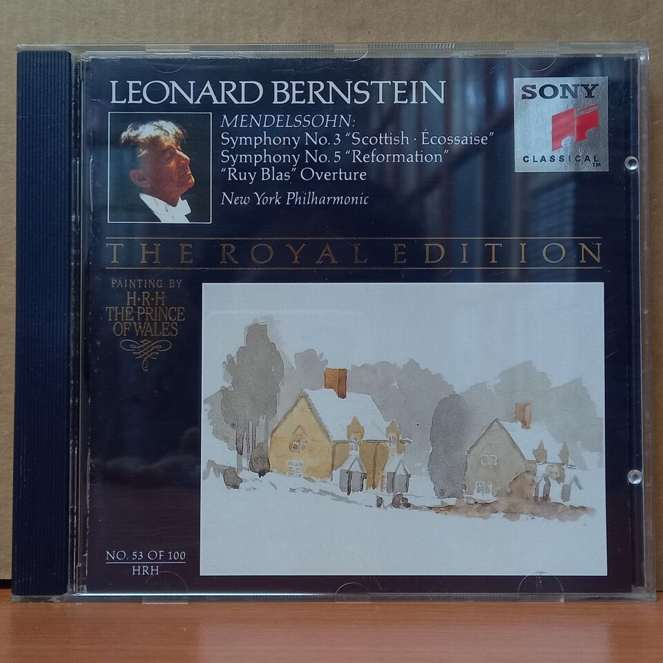 MENDELSSOHN, LEONARD BERNSTEIN, NEW YORK PHILHARMONIC - SYMPHONY NO.3 ''SCOTTISH · ECOSSAISE'' / SYMPHONY NO.5 ''REFORMATION'' / ''RUY BLAS'' OVERTURE (1993) - CD 2.EL
