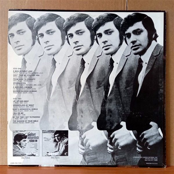 ENGELBERT HUMPERDINCK – A MAN WITHOUT LOVE (1968) - LP 2.EL PLAK