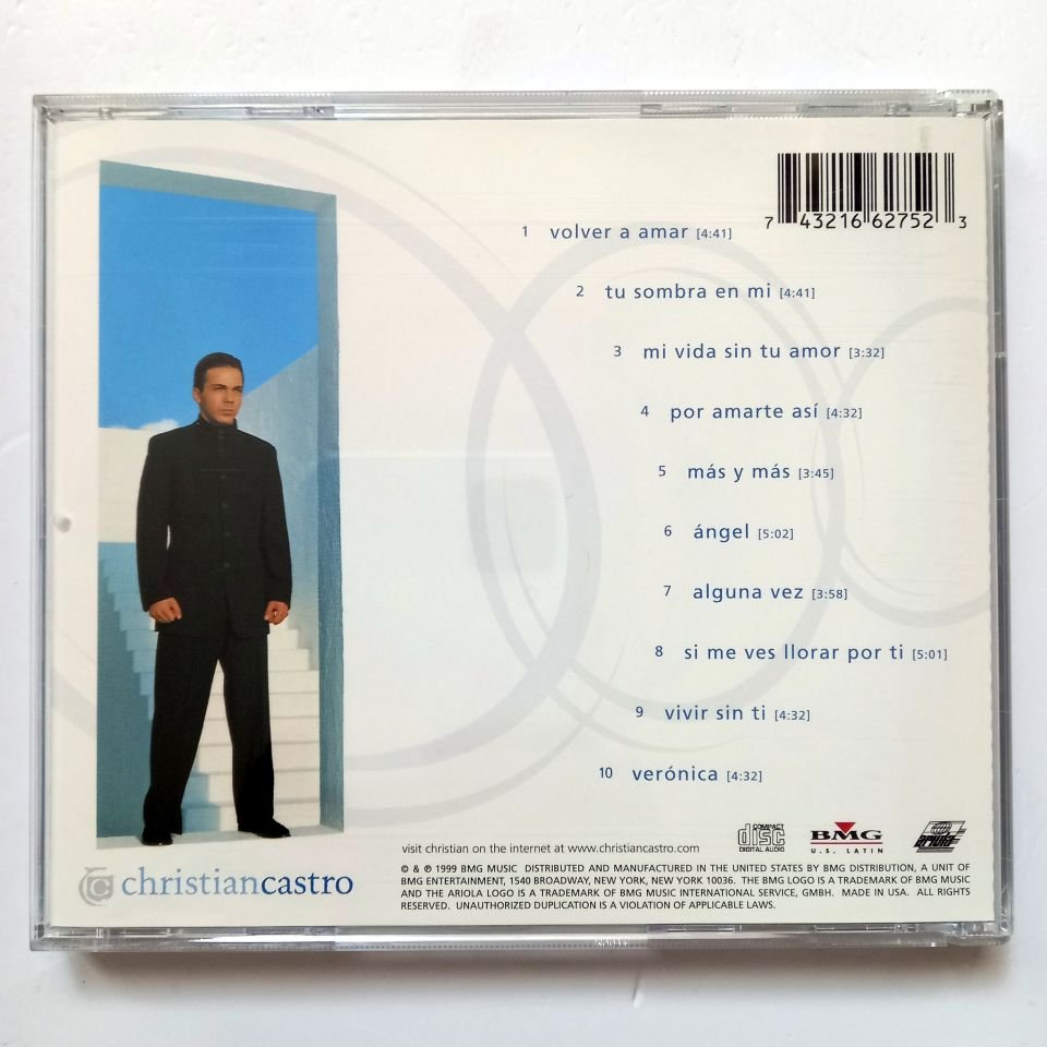 CHRISTIAN CASTRO – MI VIDA SIN TU AMOR (1999) - CD 2.EL