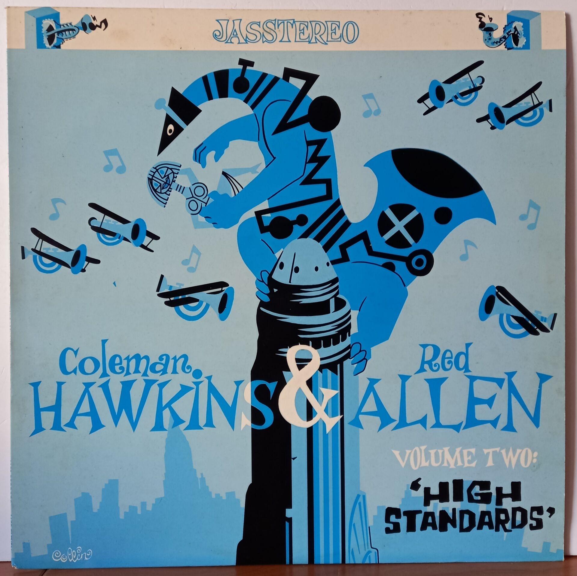 COLEMAN HAWKINS & RED ALLEN – VOLUME TWO: 'HIGH STANDARDS' (1987) - LP 2.EL PLAK
