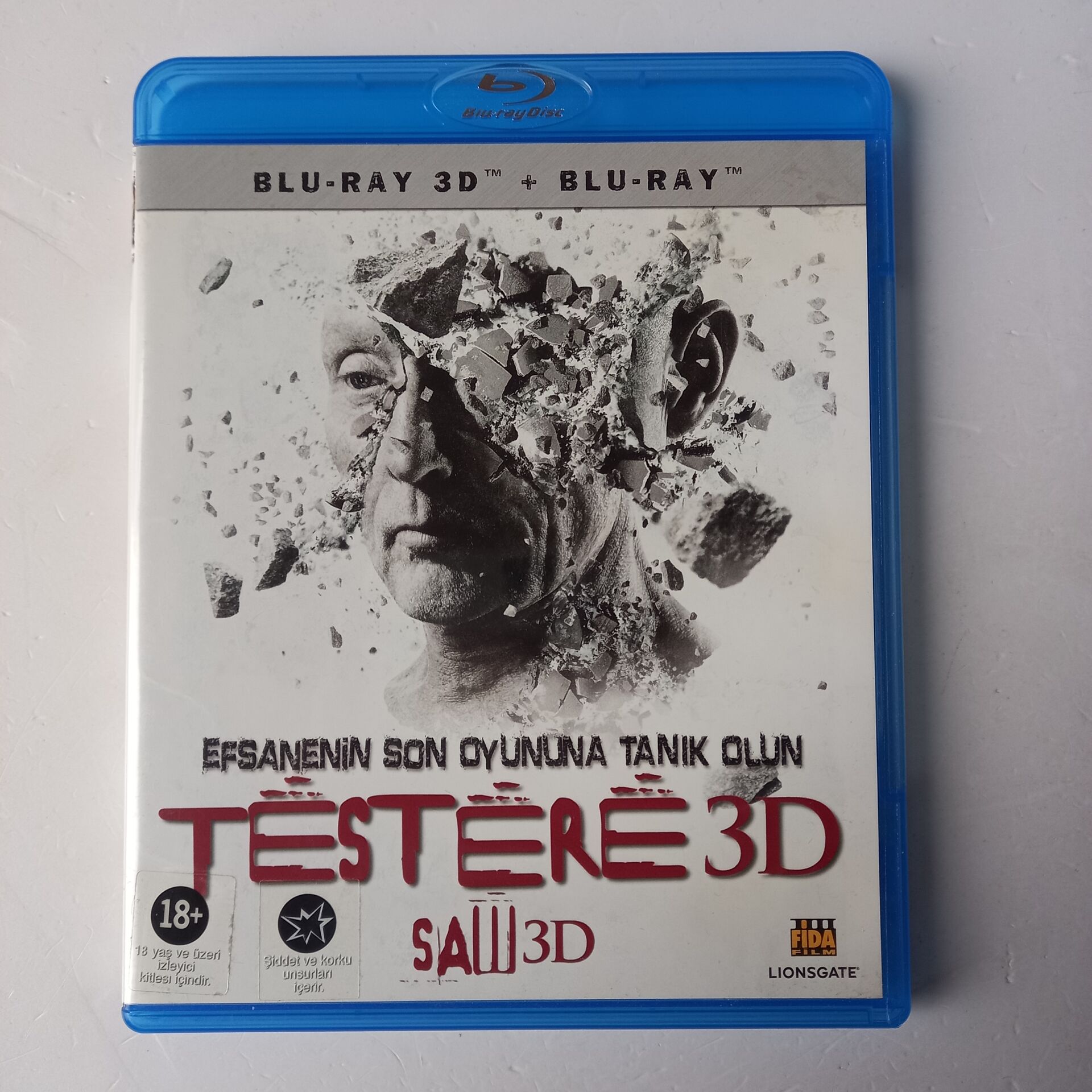 TESTERE 3D - SAW 3D - BLU-RAY 3D + BLU-RAY 2.EL
