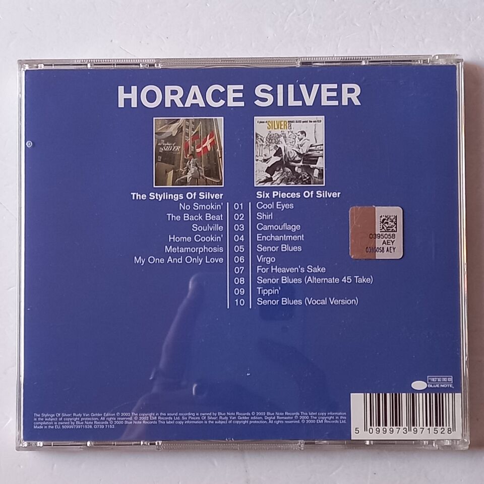HORACE SILVER – THE STYLINGS OF SILVER / SIX PIECES OF SILVER (2002) - 2CD REMASTERED 2.EL