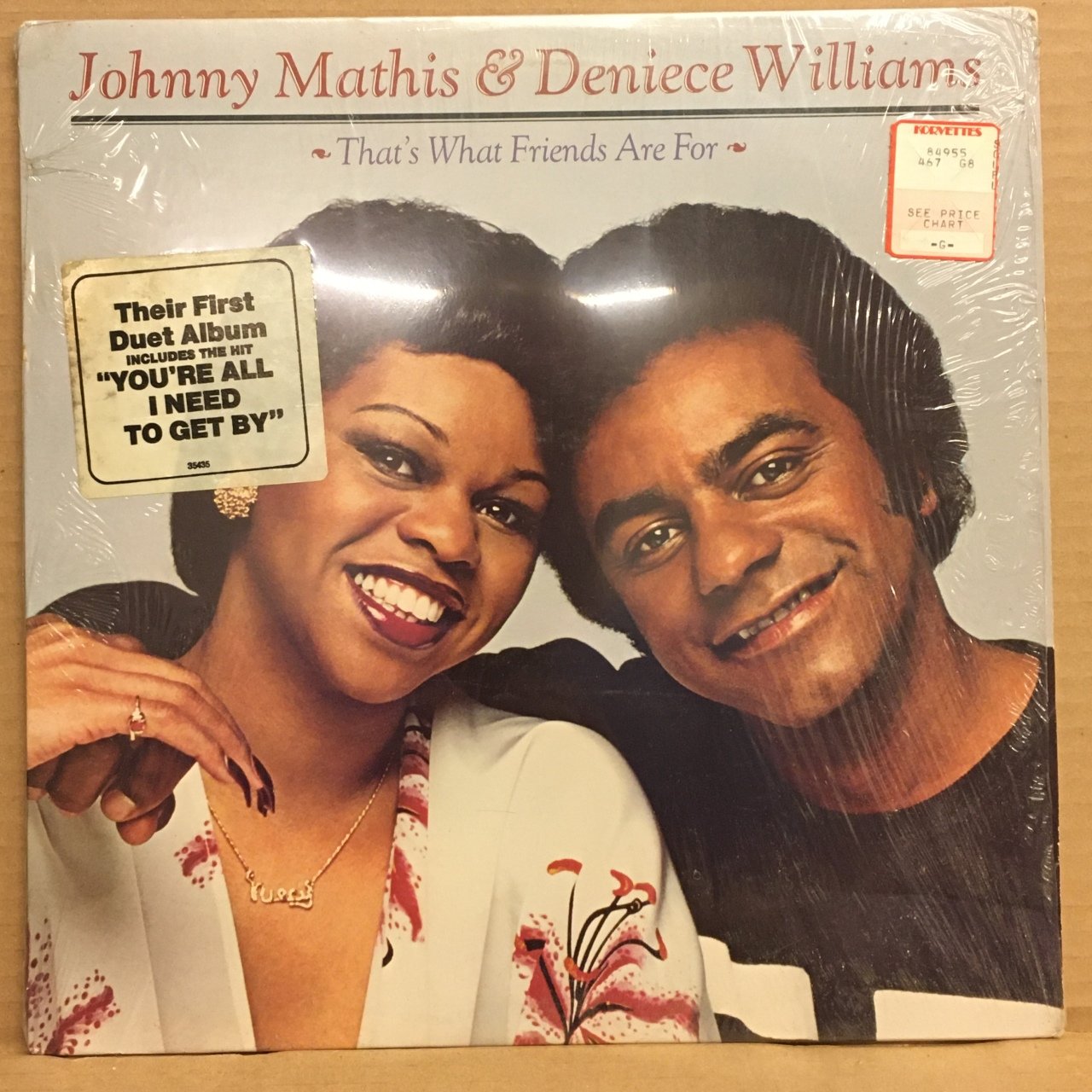 JOHNNY MATHIS &DENIECE WILLIAMS - THAT'S WHAT FRIENDS ARE FOR 2.EL PLAK