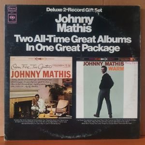 JOHNNY MATHIS - WARM + OPEN FIRE, TWO GUITARS (1969) - 2LP 2.EL PLAK