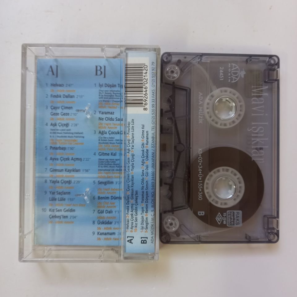 MAVİ IŞIKLAR - ESKİ 45'LİKLER TÜRK POP TARİHİ (2002) - KASET 2.EL