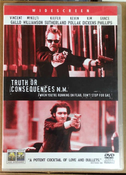 TRUTH OR CONSEQUNCES N.M. - VINCENT GALLO - KIEFER SUTHERLAND - DVD SIFIR