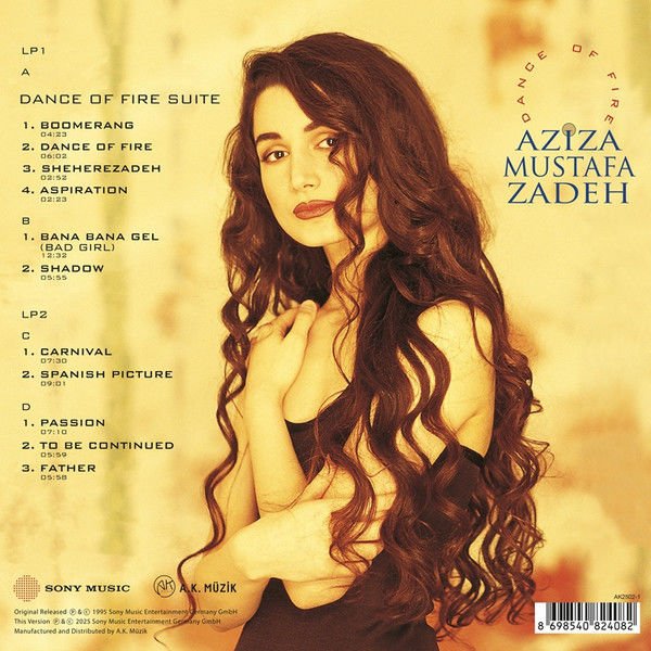 AZIZA MUSTAFA ZADEH - DANCE OF FIRE (1995) - 2LP 180GR 2025 30TH ANNIVERSARY EDITION SIFIR PLAK