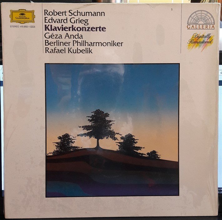 SCHUMANN, GRIEG: PIANO CONCERTOS, GÉZA ANDA, BERLINER PHILHARMONIKER, RAFAEL KUBELIK - SIFIR PLAK