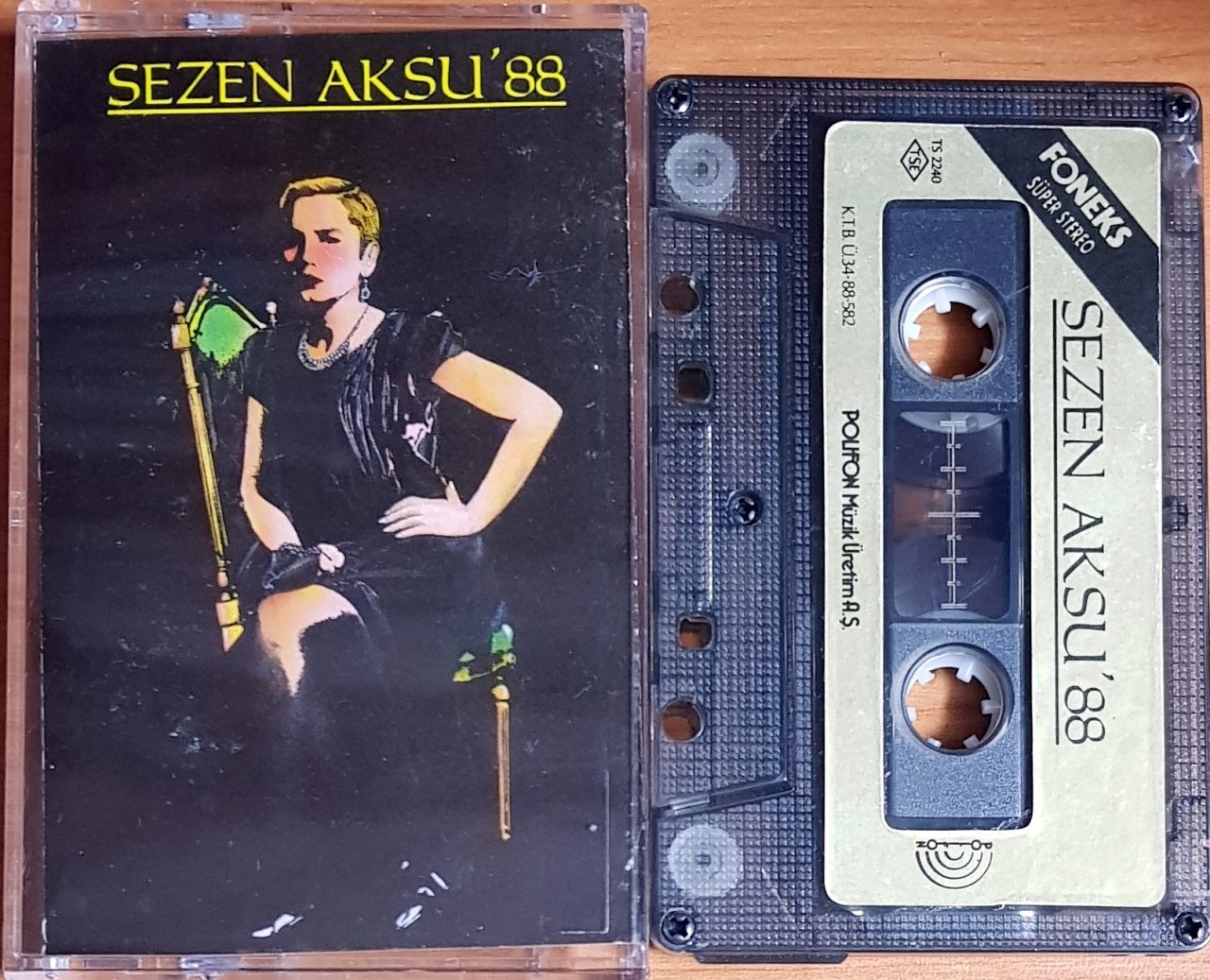 SEZEN AKSU - '88 (1988) POLFON MÜZİK KASET 2.EL