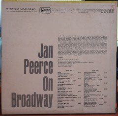 JAN PEERCE - ON BROADWAY - PLAK 2.EL