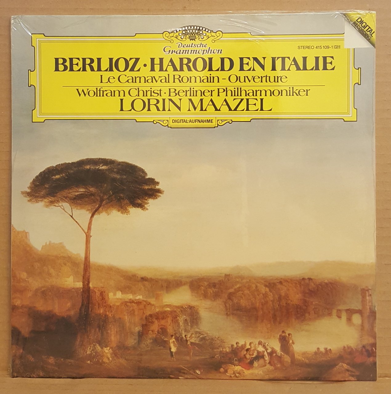BERLIOZ - HAROLD EN ITALIE / LORIN MAAZEL (1985) - LP DÖNEM BASKI SIFIR PLAK