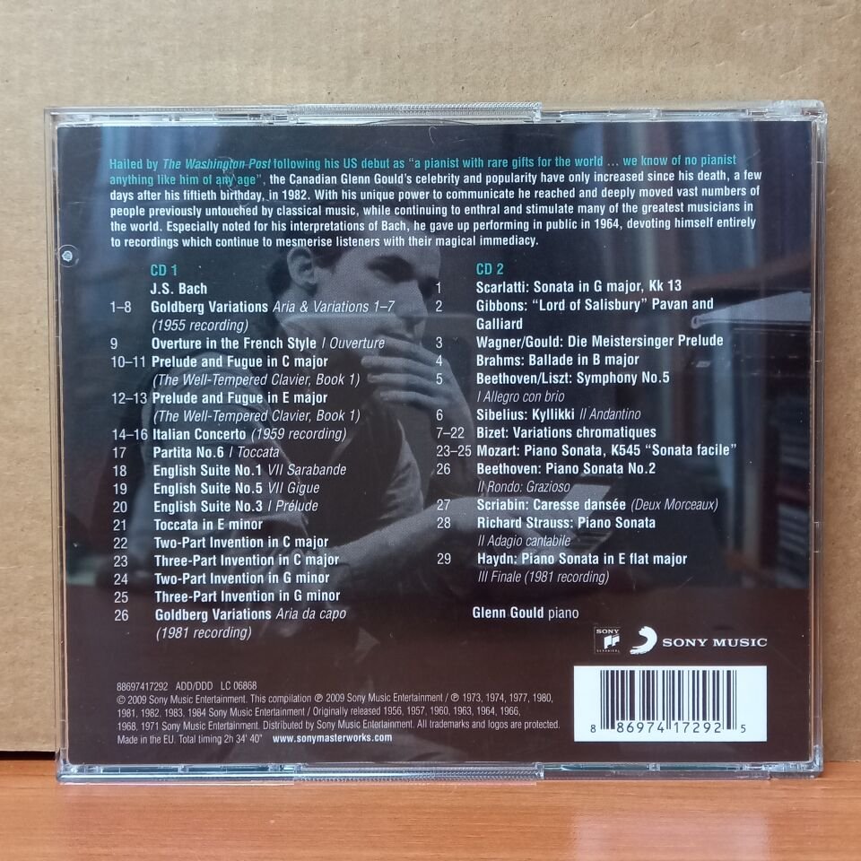 GLENN GOULD - THE ESSENTIAL (2009) - 2CD 2.EL