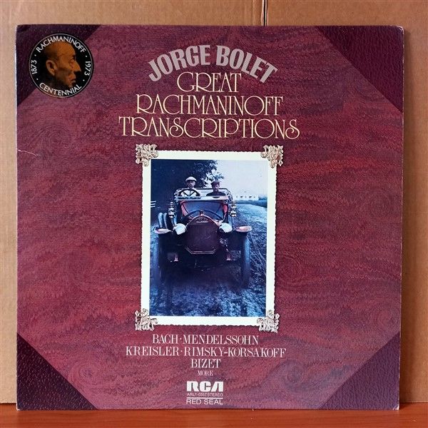 GREAT RACHMANINOFF TRANSCRIPTIONS / JORGE BOLET (1973) - LP 2.EL PLAK