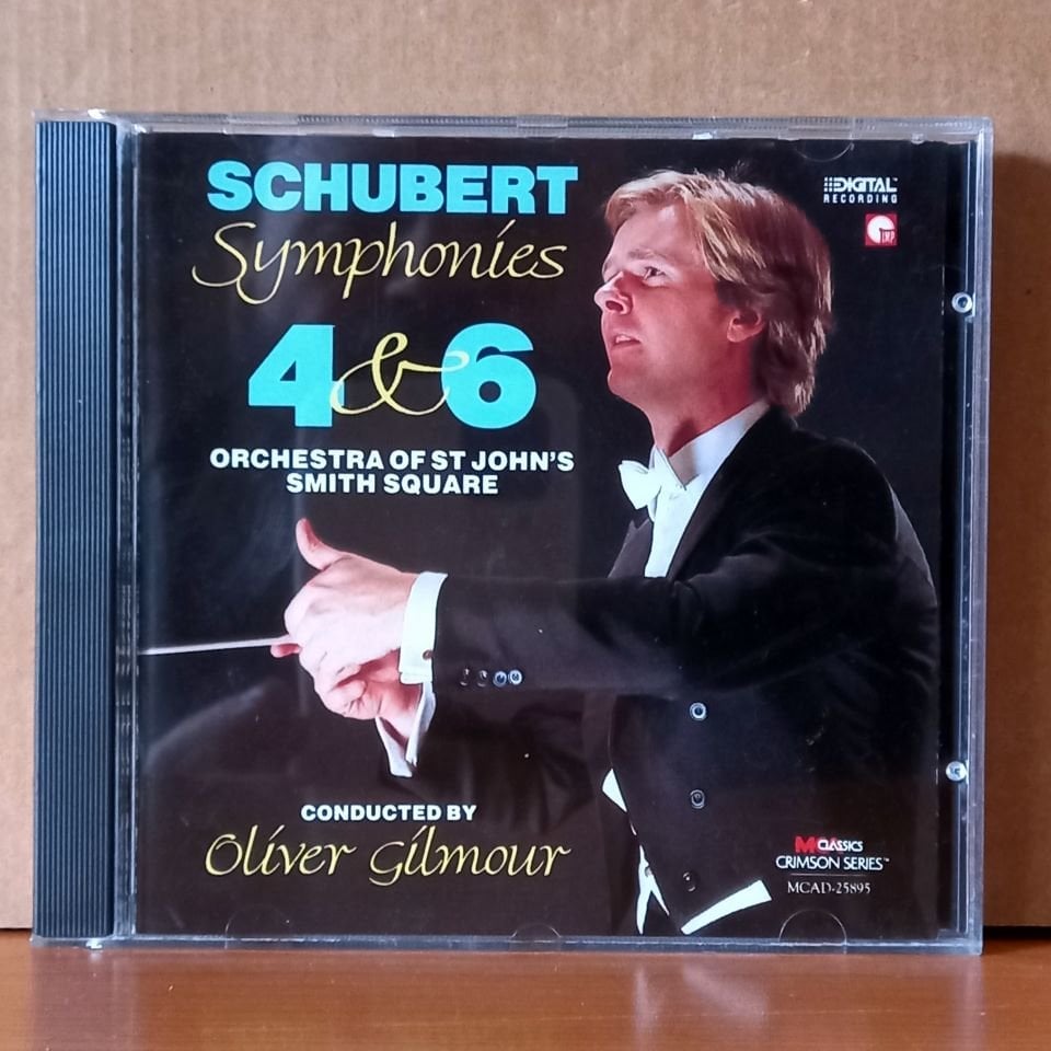 SCHUBERT SYMPHONIES 4&6 / ORCHESTRA OF ST JOHN'S SMITH SQUARE CONDUCTED BY OLIVER GILMOUR (1989) - CD 2.EL