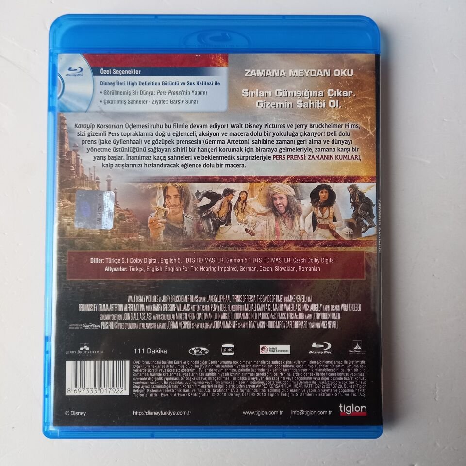 PERS PRENSİ ZAMANIN KUMLARI - PRINCE OF PERSIA THE SANDS OF TIME - BLU-RAY 2.EL