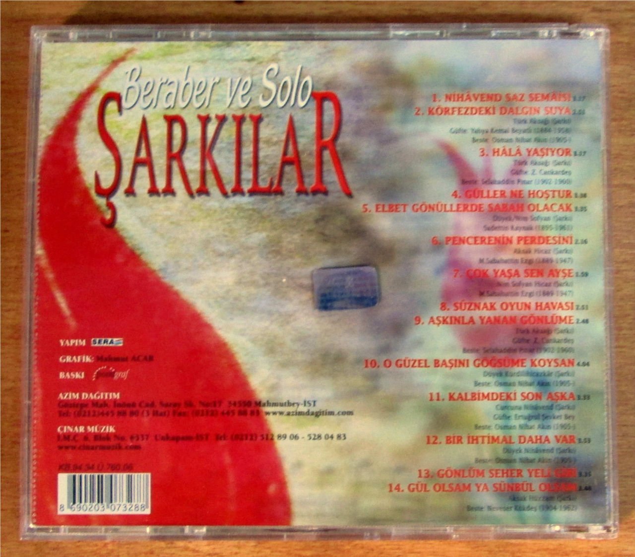 BERABER VE SOLO ŞARKILAR - TÜLİN KORMAN CD 2.EL