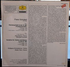 SCHUBERT: FORELLEN QUINTETT, JÖRG DEMUS, SCHUBERT-QUARTETT - 2.EL PLAK