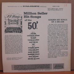 MILLION SELLER HIT SONGS OF THE 50's - 101 STRINGS - LP 2.EL PLAK
