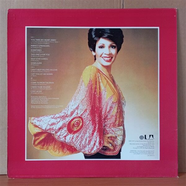 SHIRLEY BASSEY – YOU TAKE MY HEART AWAY (1977) - LP 2. EL PLAK