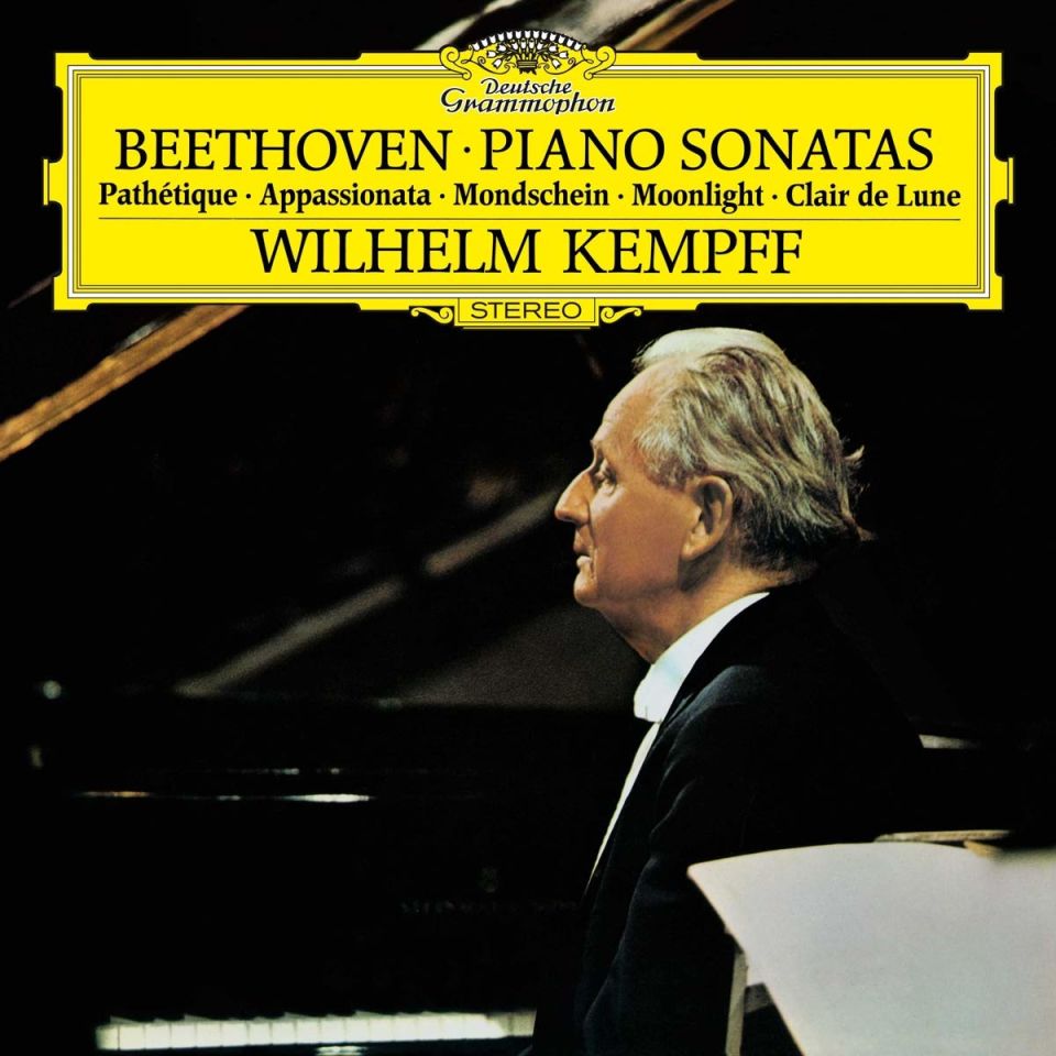 BEETHOVEN - PIANO SONATAS / WILHELM KEMPFF (1965) - LP 2017 EDITION DEUTSCHE GRAMMOPHON SIFIR PLAK
