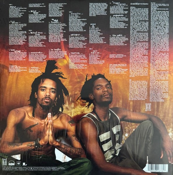 DEAD PREZ - LETS GET FREE (2000) - 2LP 2025 25TH ANNIVERSARY EDITION SIFIR PLAK