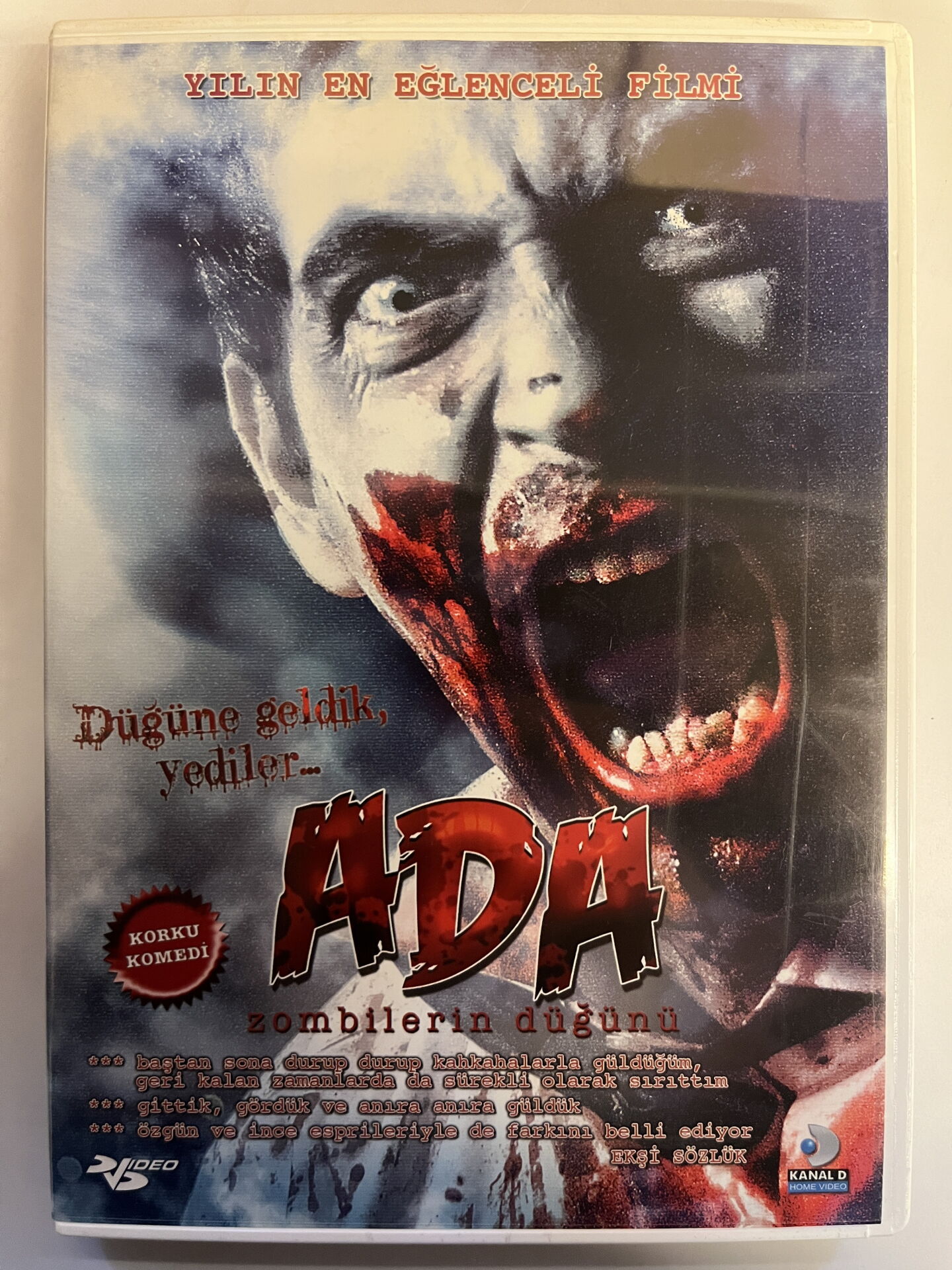 ADA: ZOMBİLERİN DÜĞÜNÜ - TÜRK KORKU KOMEDİ - DVD 2.EL