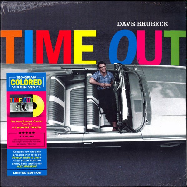 DAVE BRUBECK - TIME OUT (1959)  - LP 2020 EDITION RENKLİ SIFIR PLAK