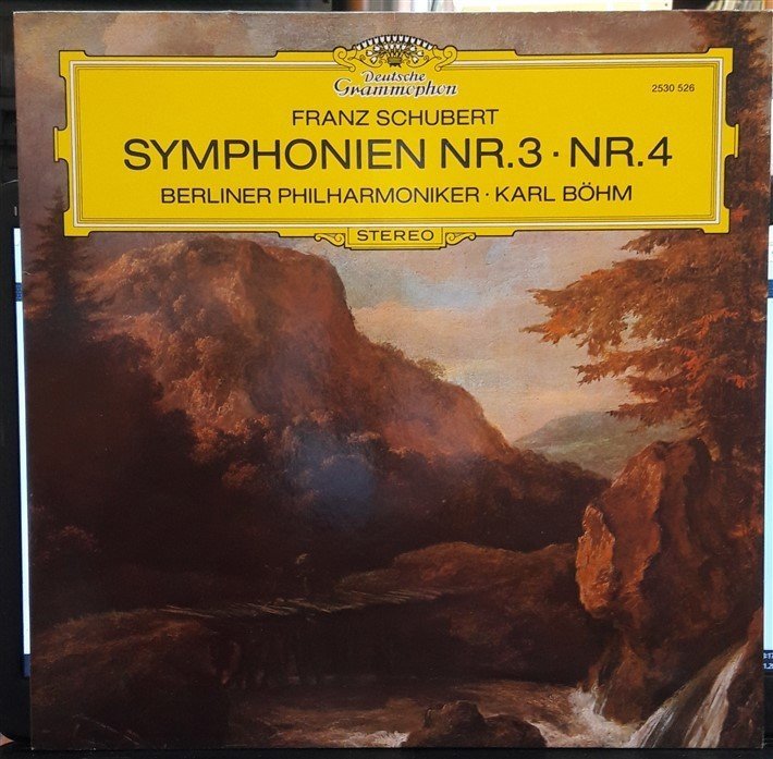 SCHUBERT: SYMPHONIES NOS.3&4, BERLINER PHILHARMONIKER, KARL BÖHM - 2.EL PLAK